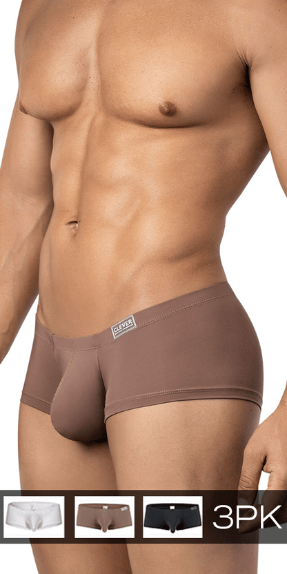 Clever 26068 3pk Australian Latin Trunks Multi-colored
