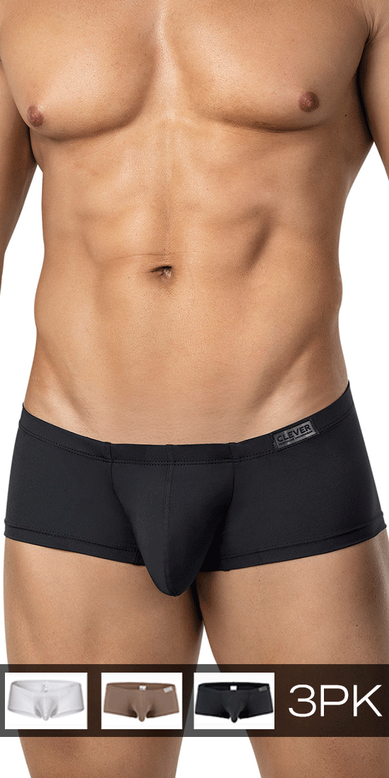 Clever 26068 3pk Australian Latin Trunks Multi-colored