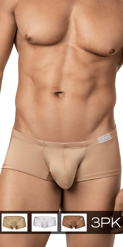 Clever 26069 3pk Australian Latin Trunks Multi-colored