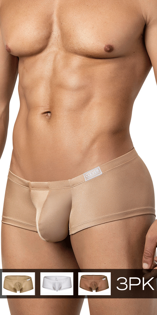 Clever 26069 3pk Australian Latin Trunks Multi-colored