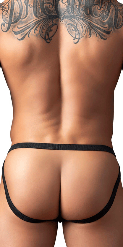 Male Power 388-11c Fishnet 2 Jockstrap Black