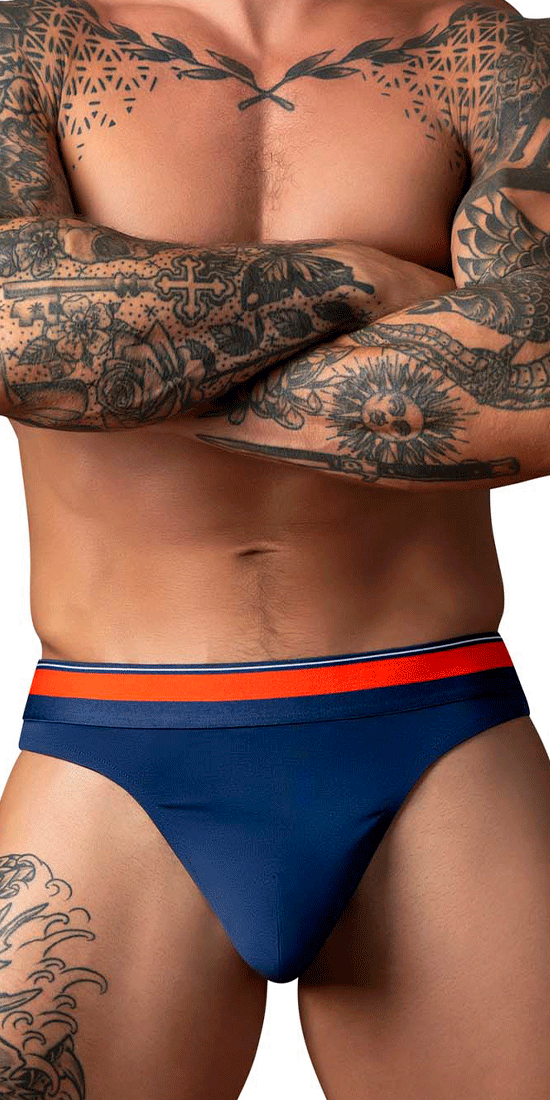 Male Power 412-299 Soo Cumfy Thong Navy
