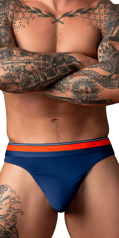 Male Power 412-299 Soo Cumfy Thong Navy