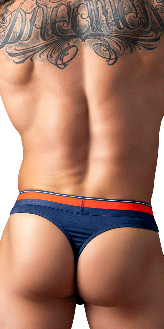 Male Power 412-299 Soo Cumfy Thong Navy