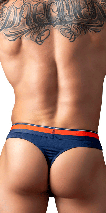 Male Power 412-299 Soo Cumfy Thong Navy