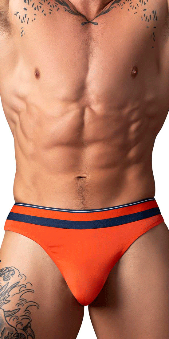Male Power 412-299 Soo Cumfy Thong Orange