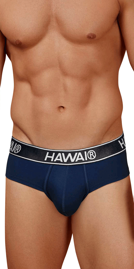 Hawair 41962 Cotton Blend Briefs Dark Blue-01