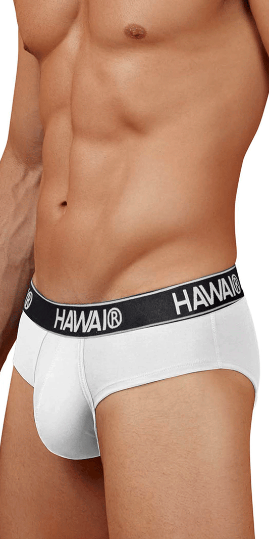 Hawair 41962 Cotton Blend Briefs White-01