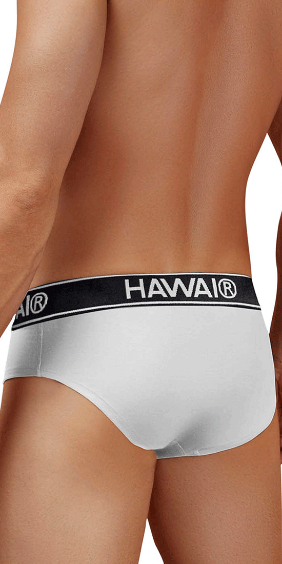 Hawair 41962 Cotton Blend Briefs White-01