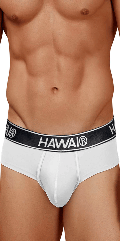 Hawair 41962 Cotton Blend Briefs White-01