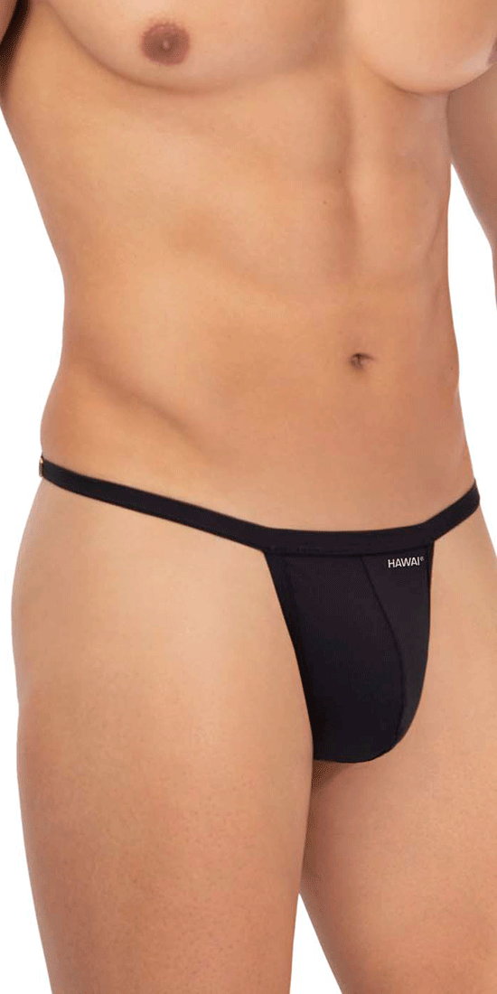 Hawai 42317 Microfiber Thongs Black