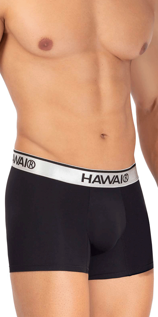 Hawai 42326 Mikrofaser-Boxershorts Schwarz
