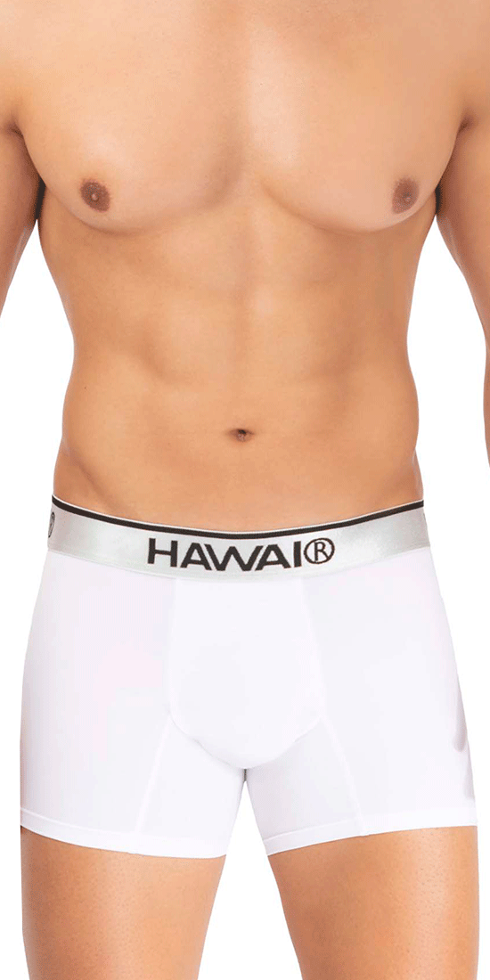 Hawai 42326 Microfiber Boxer Briefs White