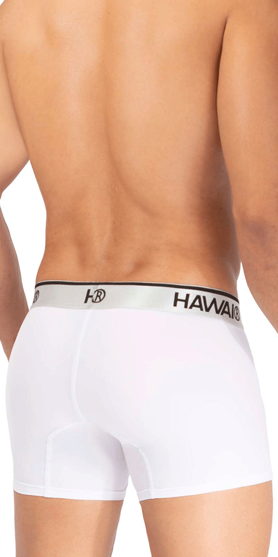 Hawai 42326 Microfiber Boxer Briefs White