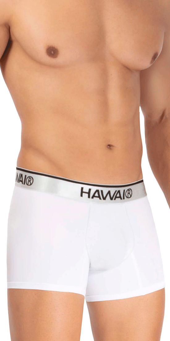 Hawai 42326 Mikrofaser-Boxershorts, Weiß