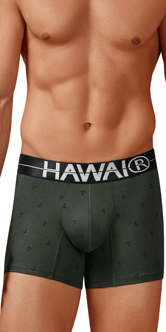 Hawair 42521 Cotton Blend Trunks Military Green