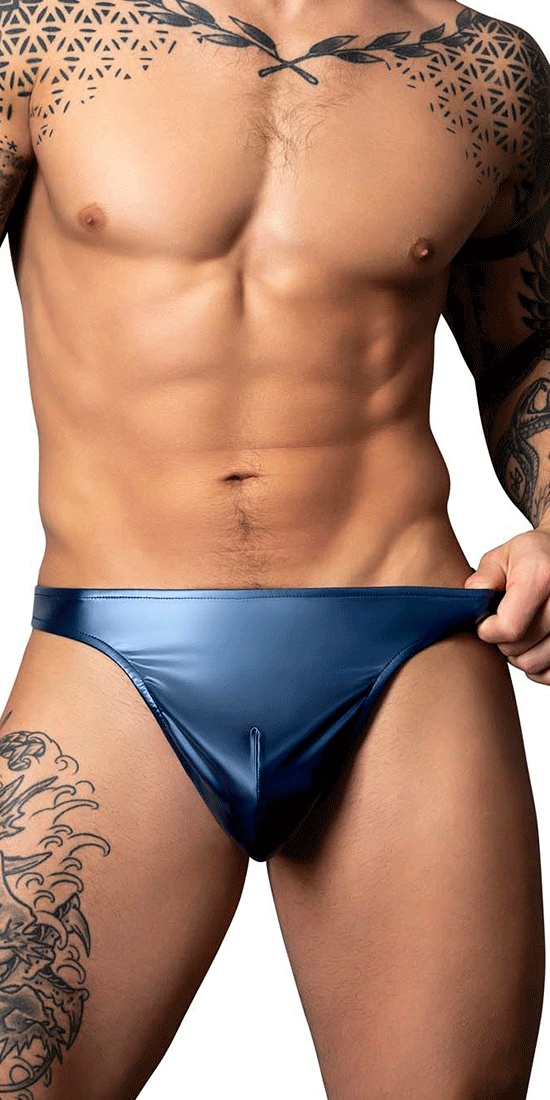 Male Power 442-301 Liquid Onyx 2.0 Bong Thong Blue