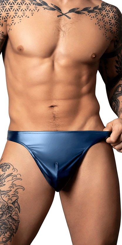 Male Power 442-301 Liquid Onyx 2.0 Bong Thong Blue
