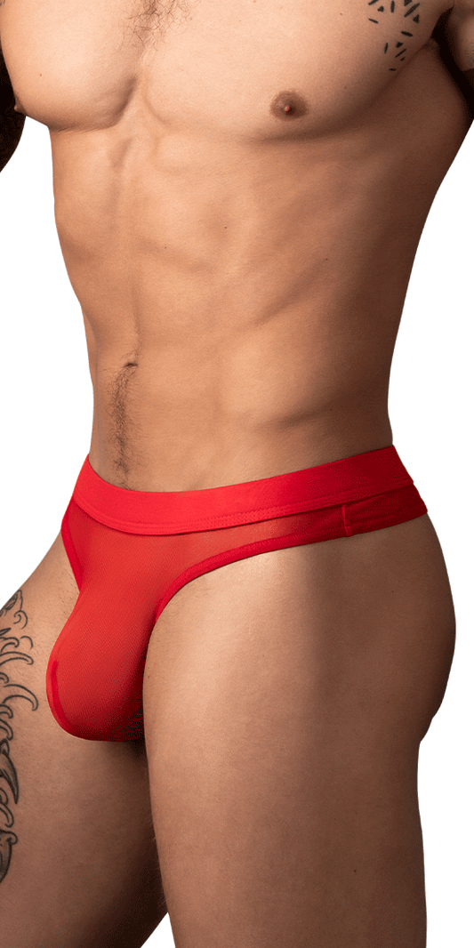 Male Power 442-307 Mesh 2 Bong Thong Red