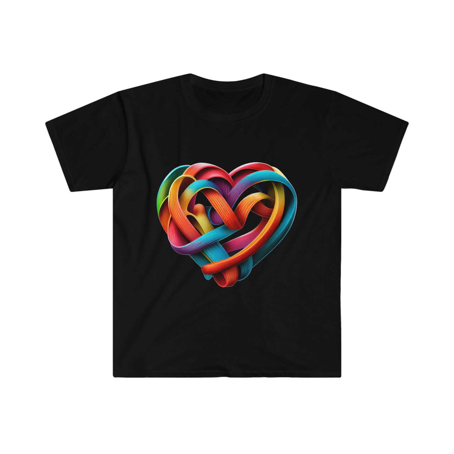 MUS Exclusive Design Heart 7.78 Men's Cotton T-Shirt Softstyle T-Shirt