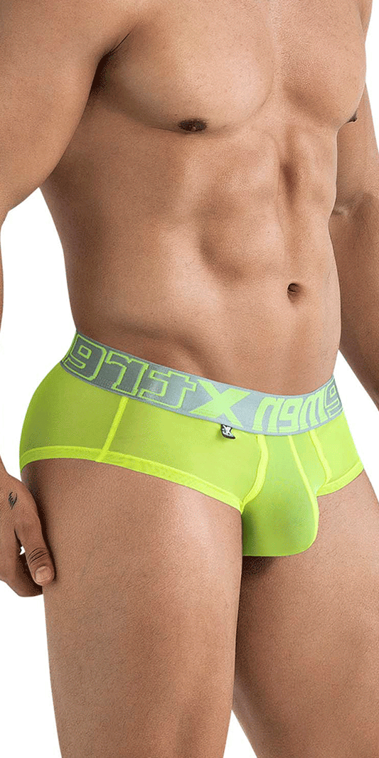 Xtremen 91236 Microfiber Briefs Neon Green