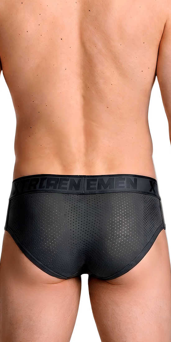 Xtremen 91250 Xtremen Athletic Performance Mesh Briefs Gray
