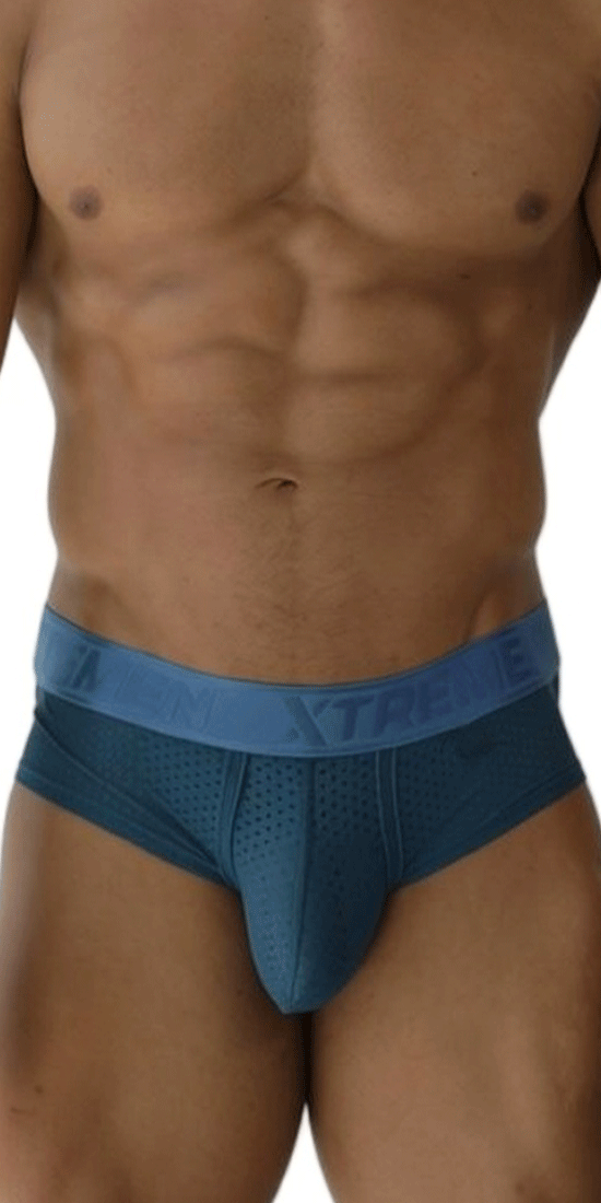 Xtremen 91250 Xtremen Athletic Performance Mesh Briefs Petrol