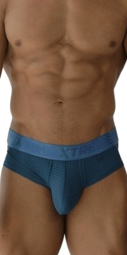 Xtremen 91250 Xtremen Athletic Performance Mesh Briefs Petrol