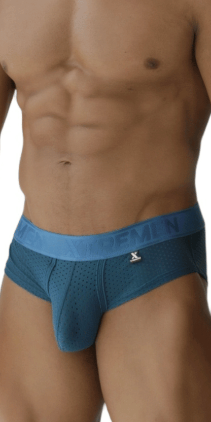 Xtremen 91250 Xtremen Athletic Performance Mesh Briefs Petrol