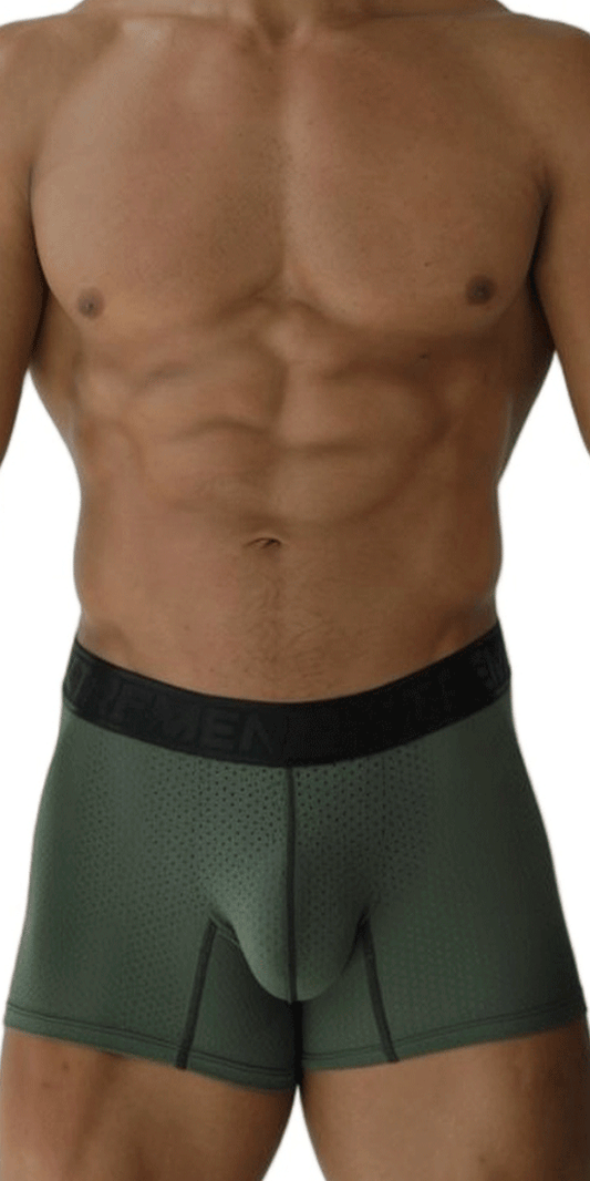 Xtremen 91251 Xtremen Micro-perforated Boxer Briefs Military Green