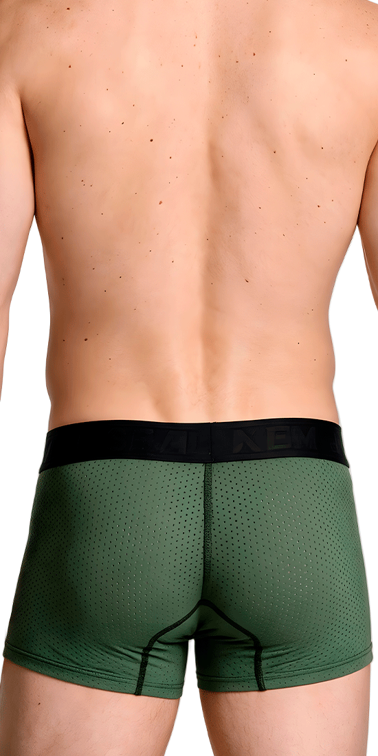 Xtremen 91251 Xtremen Micro-perforated Boxer Briefs Military Green