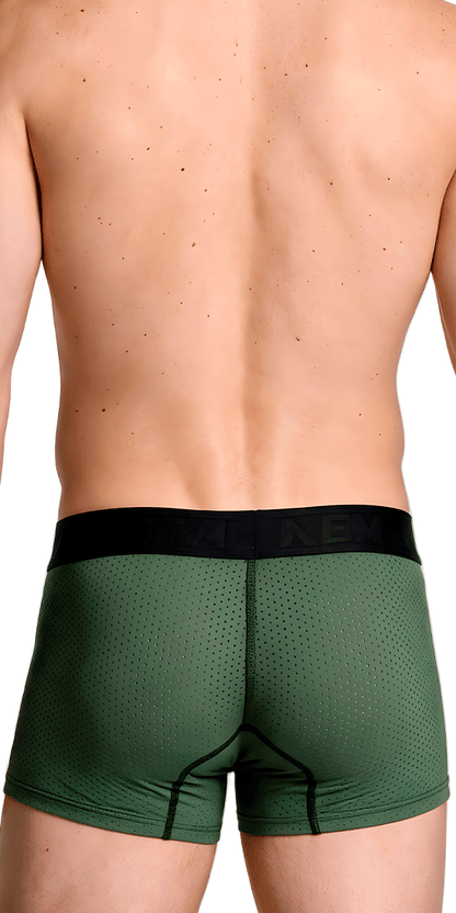 Xtremen 91251 Xtremen Micro-perforated Boxer Briefs Military Green