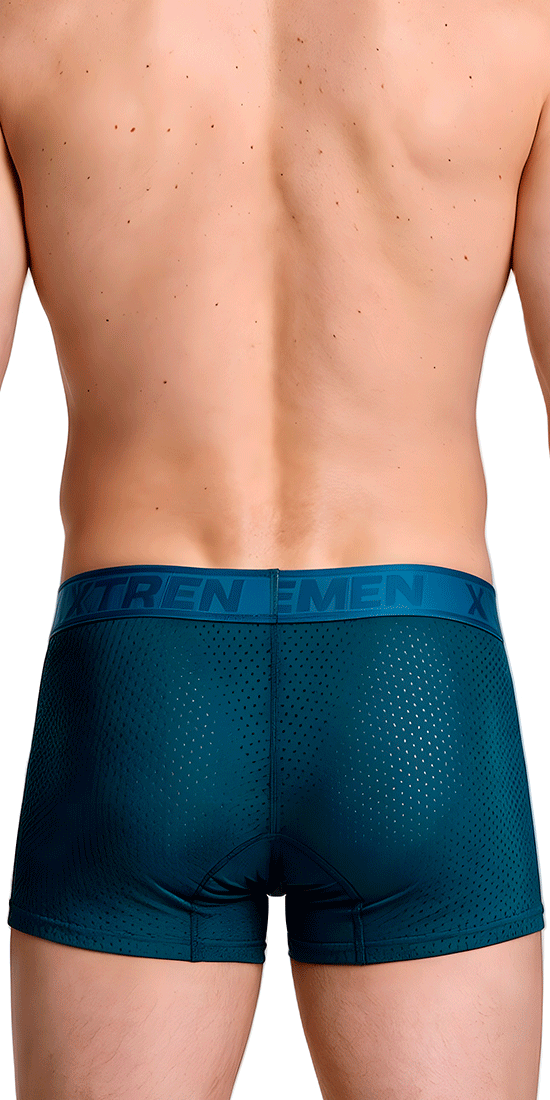 Xtremen 91251 Xtremen Micro-perforated Boxer Briefs Petrol