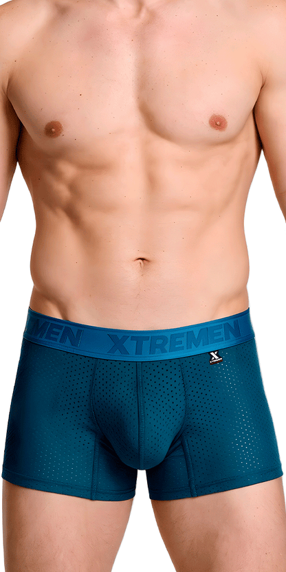 Xtremen 91251 Xtremen Micro-perforated Boxer Briefs Petrol
