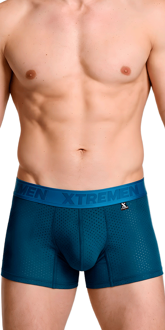 Xtremen 91251 Xtremen Micro-perforated Boxer Briefs Petrol