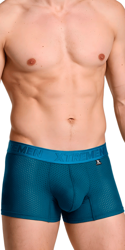 Xtremen 91251 Xtremen Micro-perforated Boxer Briefs Petrol