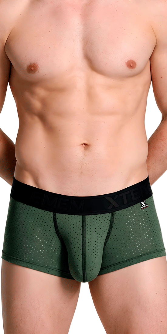 Xtremen 91252 Xtremen Signature Breathable Trunks Military Green