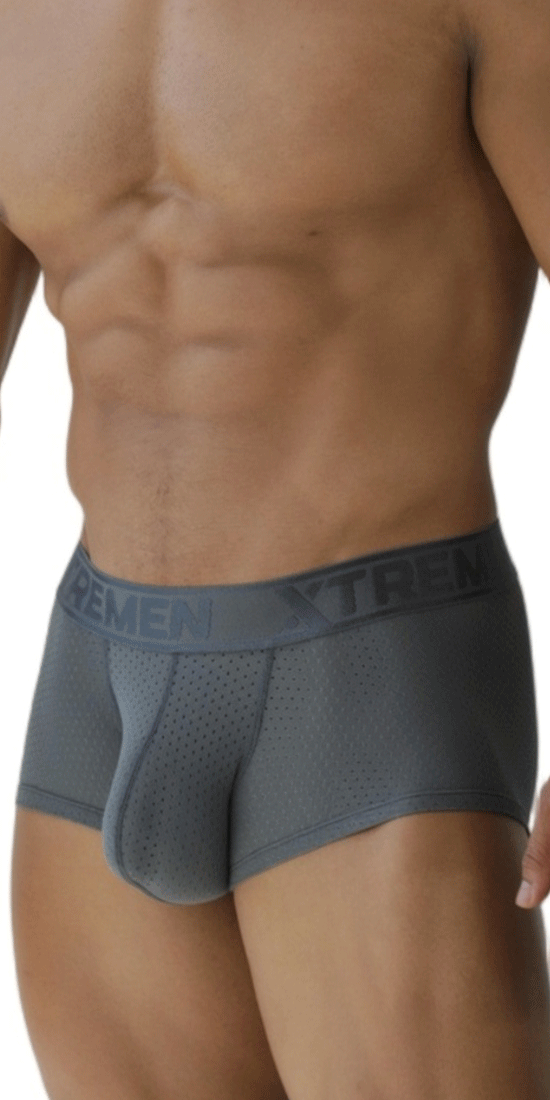 Xtremen 91252 Xtremen Signature Breathable Trunks Gray