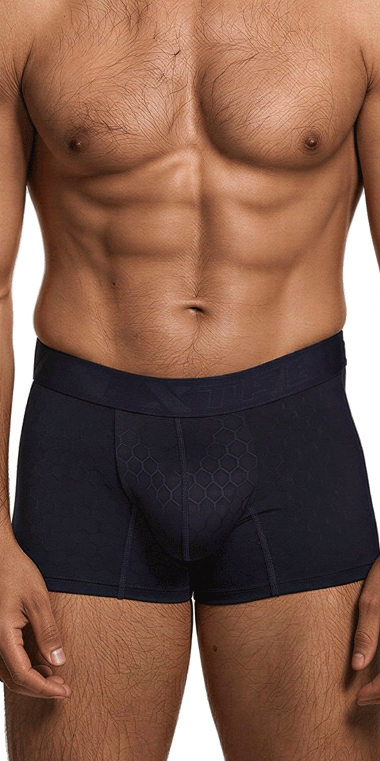 Xtremen 91256 Microfiber Boxer Briefs Dark Blue