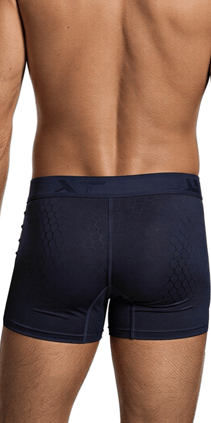 Xtremen 91256 Microfiber Boxer Briefs Dark Blue
