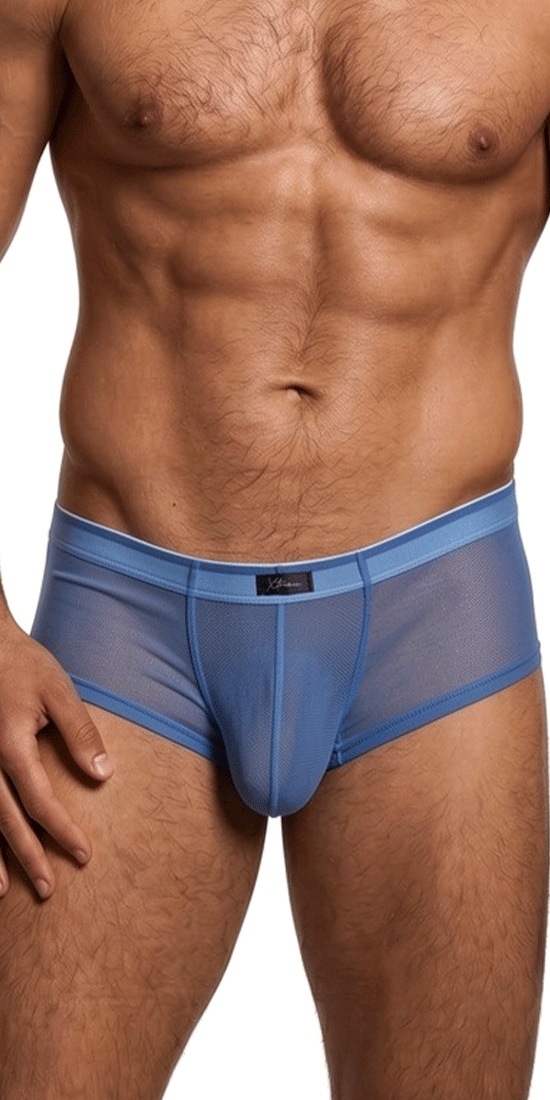 Xtremen 91263 Microfiber Mesh Briefs Blue