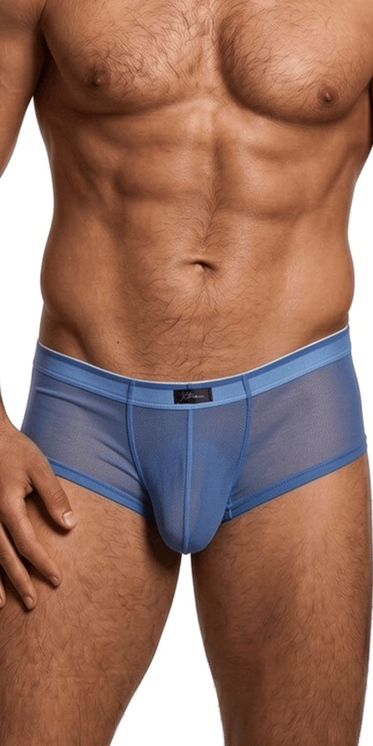 Xtremen 91263 Microfiber Mesh Briefs Blue