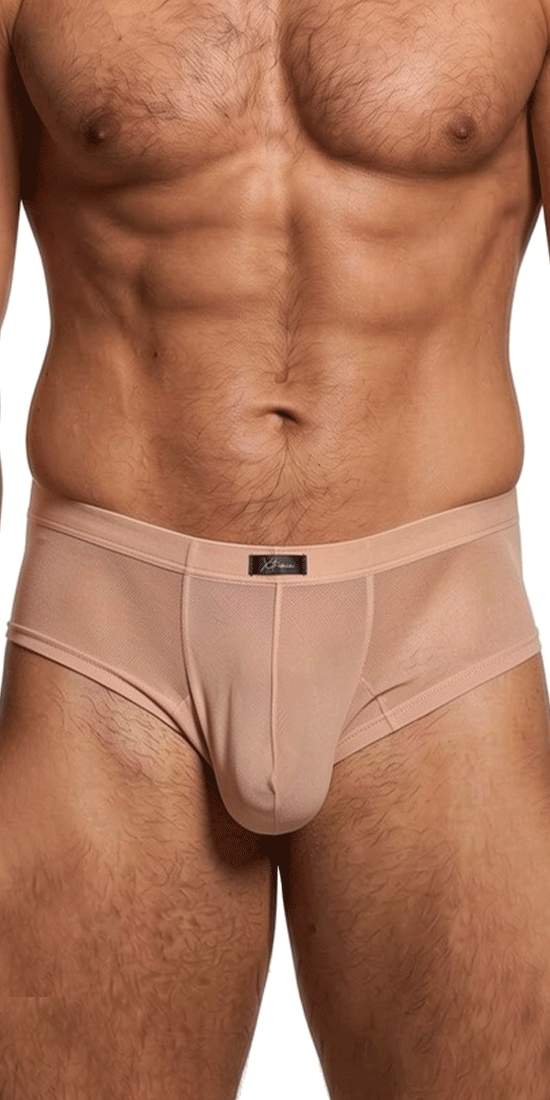 Xtremen 91263 Microfiber Mesh Briefs Brown