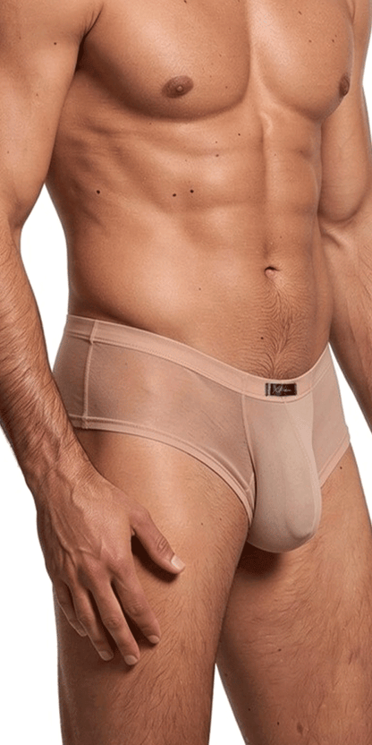 Xtremen 91263 Microfiber Mesh Briefs Brown