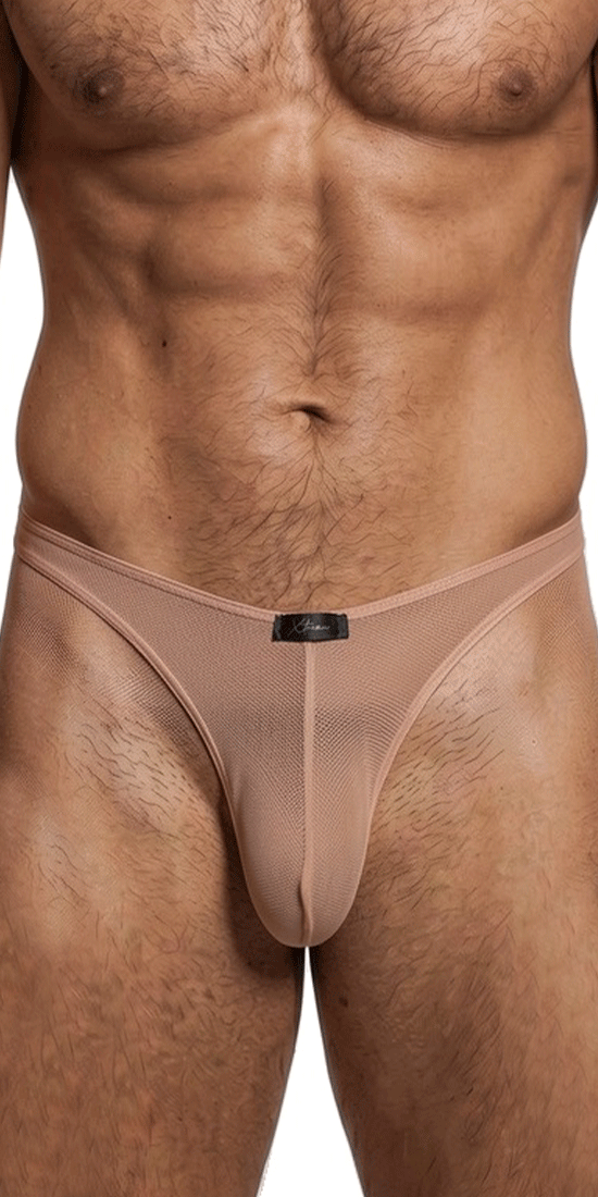 Xtremen 91264 Microfiber Mesh Bikini Brown