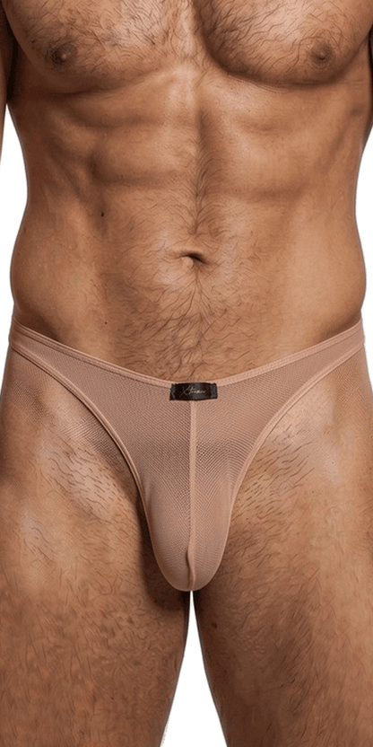 Xtremen 91264 Microfiber Mesh Bikini Brown