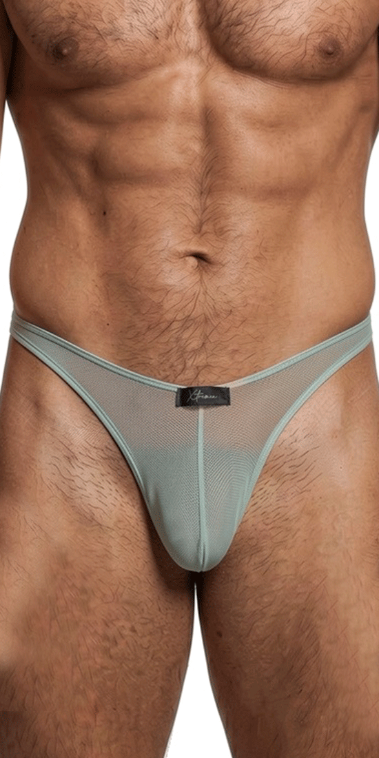 Xtremen 91264 Microfiber Mesh Bikini Green