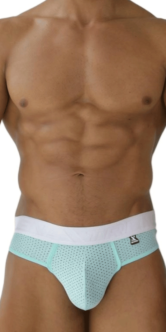 Xtremen 91268 Elite Athletic Micro-perforated Performance Thongs Seawater