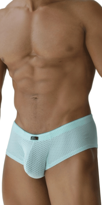 Xtremen 91269 Sleek V-cut Performance Mesh Briefs Seawater
