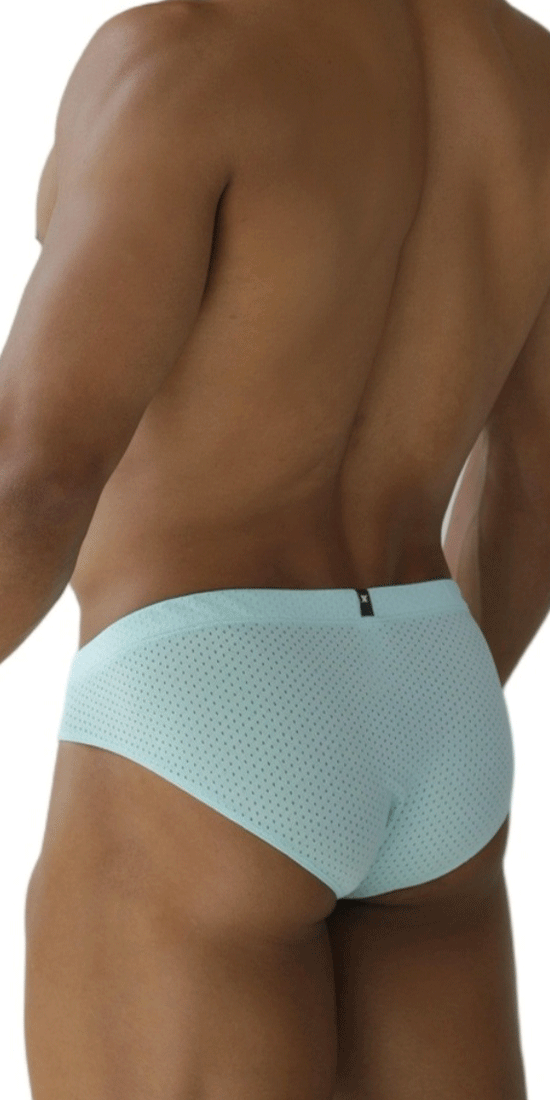 Xtremen 91270 Sleek Low-rise Perforated Briefs Seawater